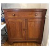 Wooden Server Cabinet with Drawer