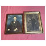 George Washington & Abraham Lincoln Framed