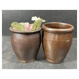 Stoneware vases