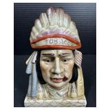 Native American Head Tobacco Jar