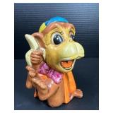 Monkey with Banana Coin Bank