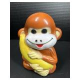 Retro Plastic Monkey bank