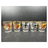 "Black Americana" shot glasses
