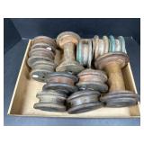 Spools/ Candle Holders