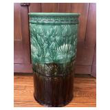 Majolica Ceramic Umbrella Stand