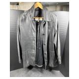 Liz Claiborne Leather Jacket Size Medium