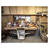 Contents of Work Bench and TV