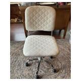 White Rolling Office Chair