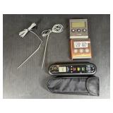Taylor Digital Meat Thermometers & Probes Lot