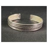 Twisted rope cuff bracelet - SS?