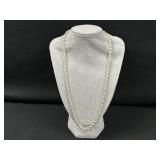 Sterling Silver Rope Chain Necklace