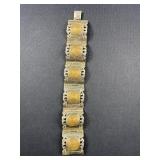 Sterling Silver Aztec story teller bracelet