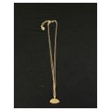 Swarovski Necklace With Extender & Purse Pendant