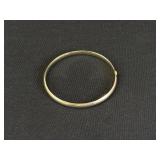 14K Gold Bangle Bracelet - 6.55g
