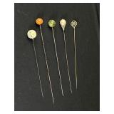 5 Vintage Hatpins