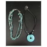 Turquoise like necklaces