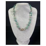Sterling Silver & Natural Turquoise necklace