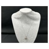 Sterling Silver Heart Charm Necklace