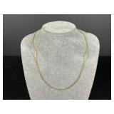 18K Gold Chain Necklace