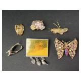 Butterfly brooches and more
