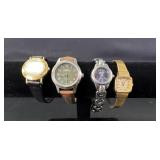 Timex, Relic, and Pulsar watches