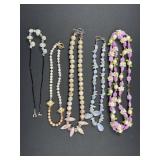 Vintage costume jewelry necklaces