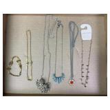 Necklaces and a bracelet
