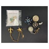 Floral brooches and more