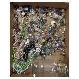 Jar of jewelry pieces