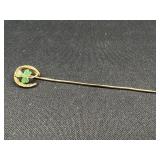 14K Good Luck Horseshoe stick pin