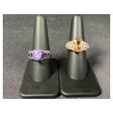 Sterling Silver Gemstone Rings