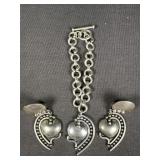 Sterling Silver Brenda Schoenfeld Heart bracelet