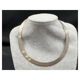 Sterling Silver Milor  Herringbone necklace