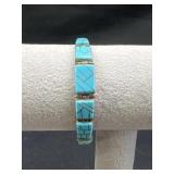 Sterling Silver Turquoise Bracelet