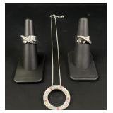 Necklace and ring set