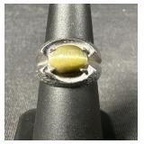 Sterling Silver Cats Eye ring