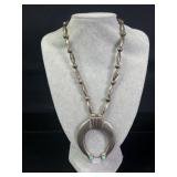 Southwestern Squash Blossom Style Necklace - SS?