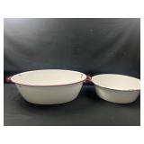 Enamelware basins