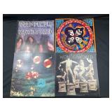 Deep Purple, Kiss, and Uriah Heep vinyl Records