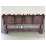 Antique Davis Cabinet Co. Cane Panel Headboard