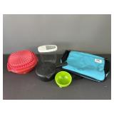 Pyrex carrier and Kitchen Items