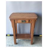 Mission Style One Drawer Accent Table