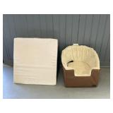 Small Pet Bed, Elevated Pillow, and Roll Out Mat