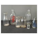 Glass Milk Bottles