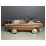 Vintage Brown Pedal Car
