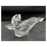Art Glass Bird Shaped Dish