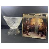 Anchor Hocking Wexford punch bowl set