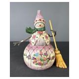 Jim Shore Heartwood Creek Winters Warm Snowman