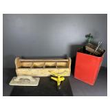 Wooden Tool Box, Tools, and More