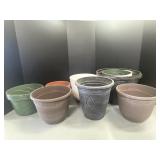 Plastic planters